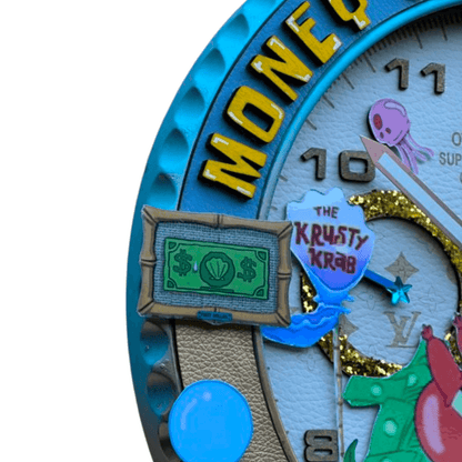 Orologio da Parete Custom Pop Art – Mr Krab Edition