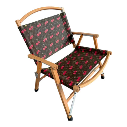 Poltrona Pieghevole Custom Luxury Ispirata a Louis Vuitton – Chocolate & Tabacco