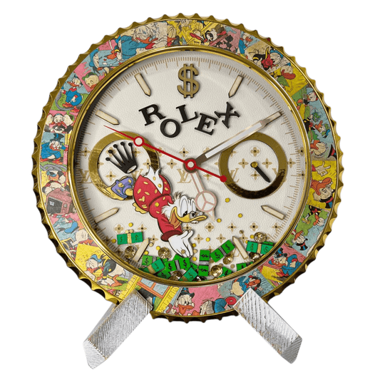Orologio da Parete Custom Pop Art – McDuck Dollars Edition