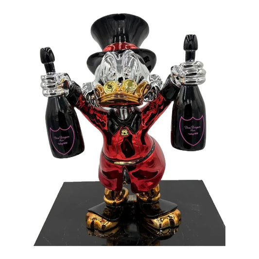 Paperone Dom Red Pop Art - Scultura Naor26 - Moon24