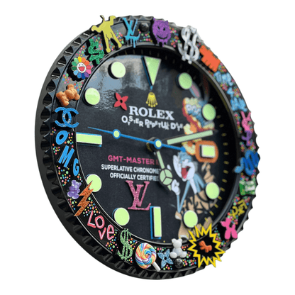Orologio da Parete Custom Pop Art – Black Rabbit Edition