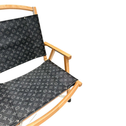 Poltrona Pieghevole Custom Luxury Ispirata a Louis Vuitton – Black