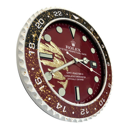 Orologio da Parete Custom – The Bordeaux World Edition | Moon24
