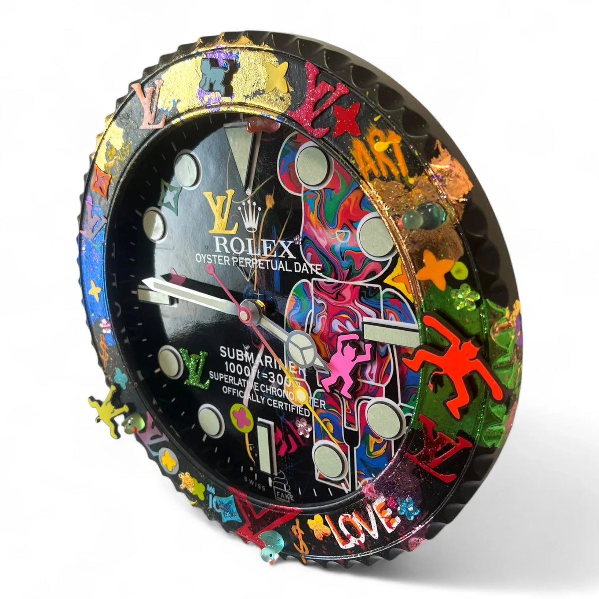 Orologio da Parete Custom Pop Art – Sub Bearbrick Edition