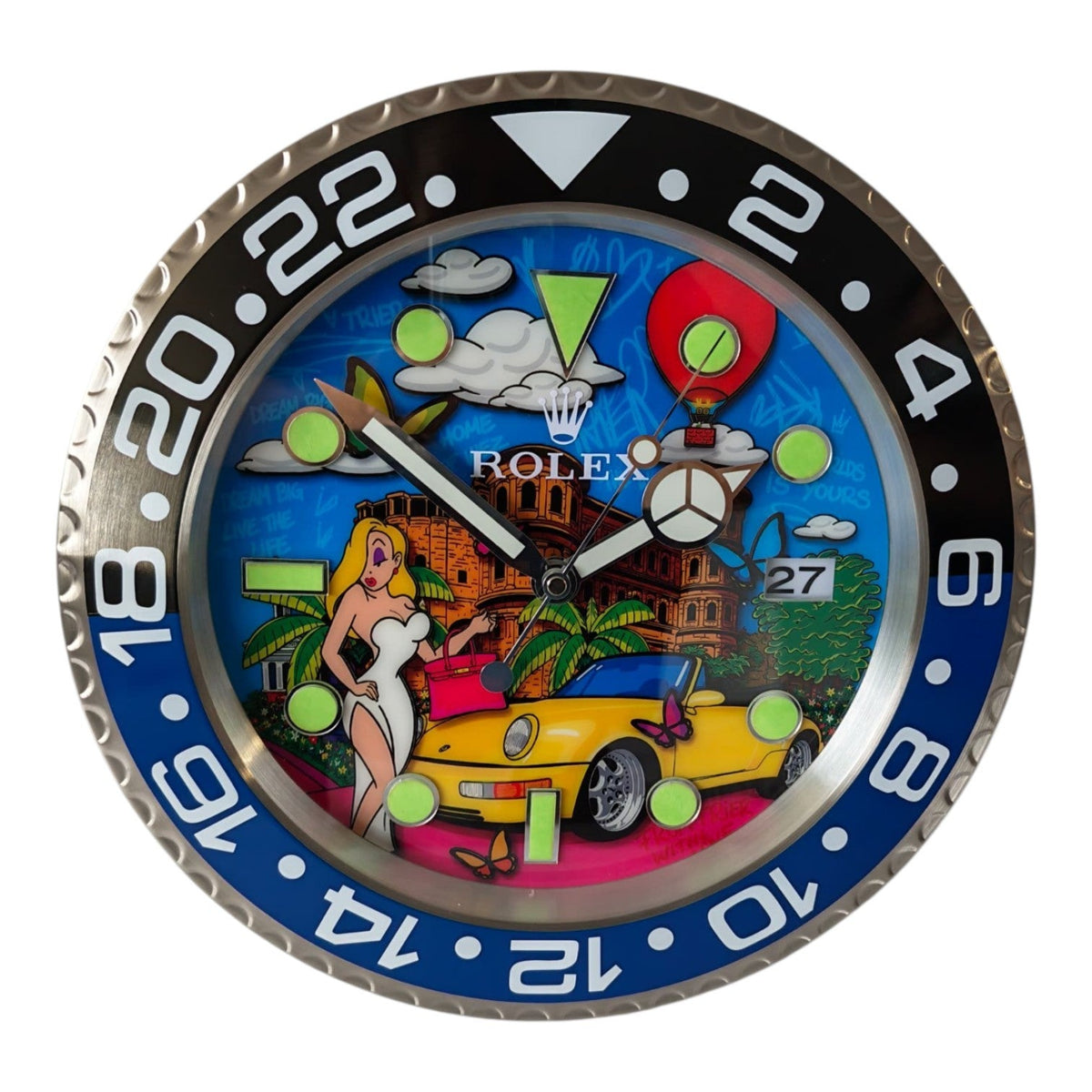 Orologio da Parete Pop Art – Napoli Dolce Vita Gmt Edition