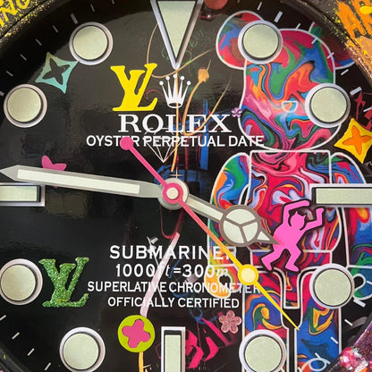 Orologio da Parete Custom Pop Art – Sub Bearbrick Edition
