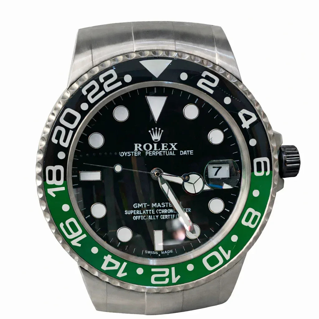 Orologio da Parete GMT XXL 43cm Design Executive - Moon24