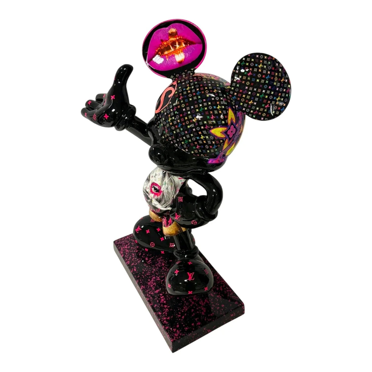 Mickey Vuitton Top Pop Art – Scultura Arte Limitata | Naor26