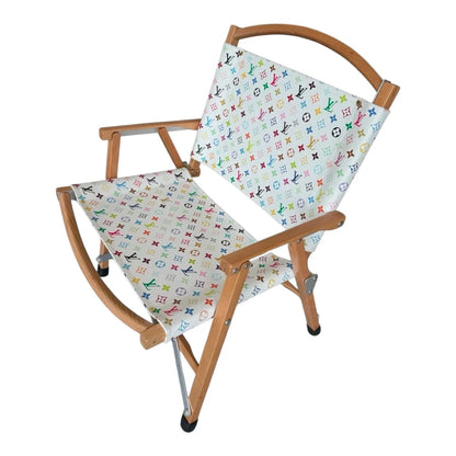 Poltrona Pieghevole Custom Luxury Ispirata a Louis Vuitton – Multicolor