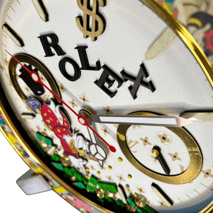 Orologio da Parete Custom Pop Art – McDuck Dollars Edition