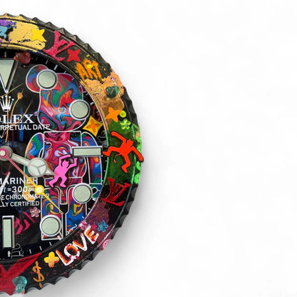 Orologio da Parete Custom Pop Art – Sub Bearbrick Edition