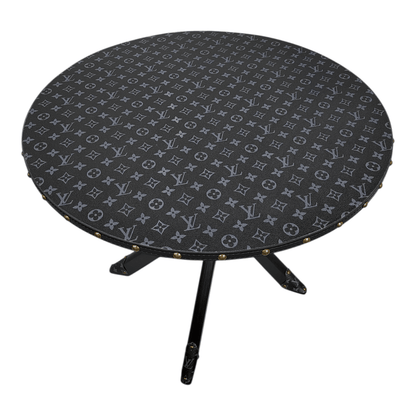 Tavolo Rotondo Black Custom Luxury Ispirato a Louis Vuitton