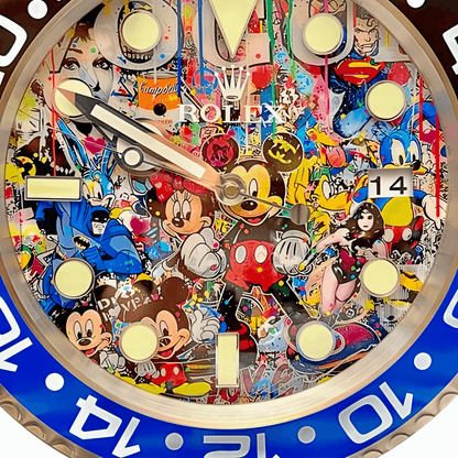 Orologio da Parete Custom Pop Art – Icons Disney Gmt Edition