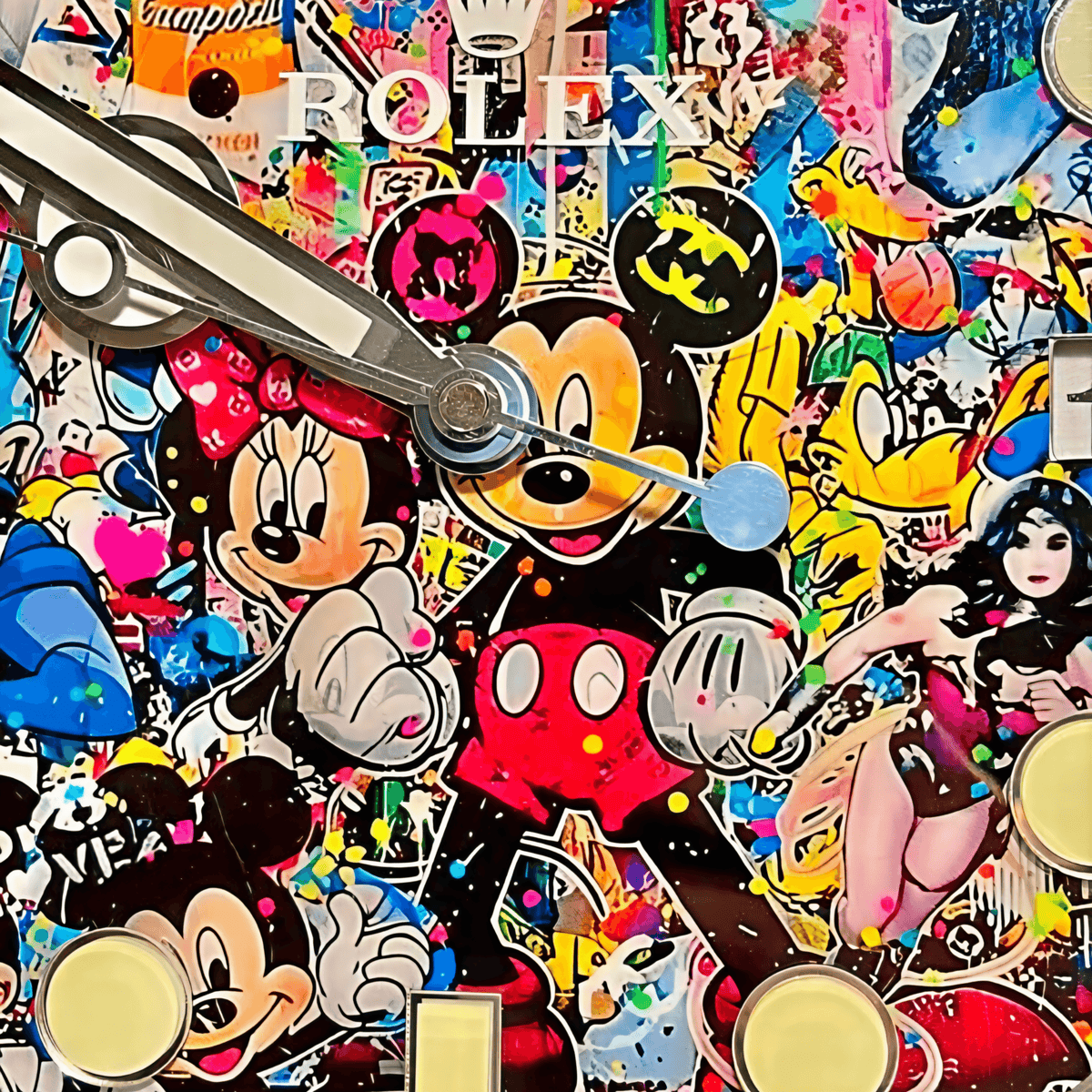 Orologio da Parete Custom Pop Art – Icons Disney Gmt Edition