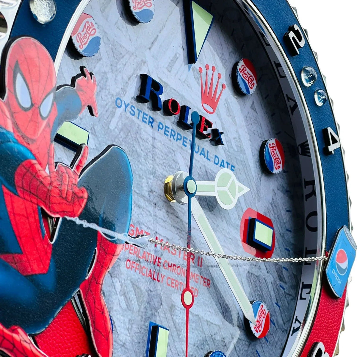 Orologio da Parete Custom – Spiderman x Pepsi Edition | Moon24