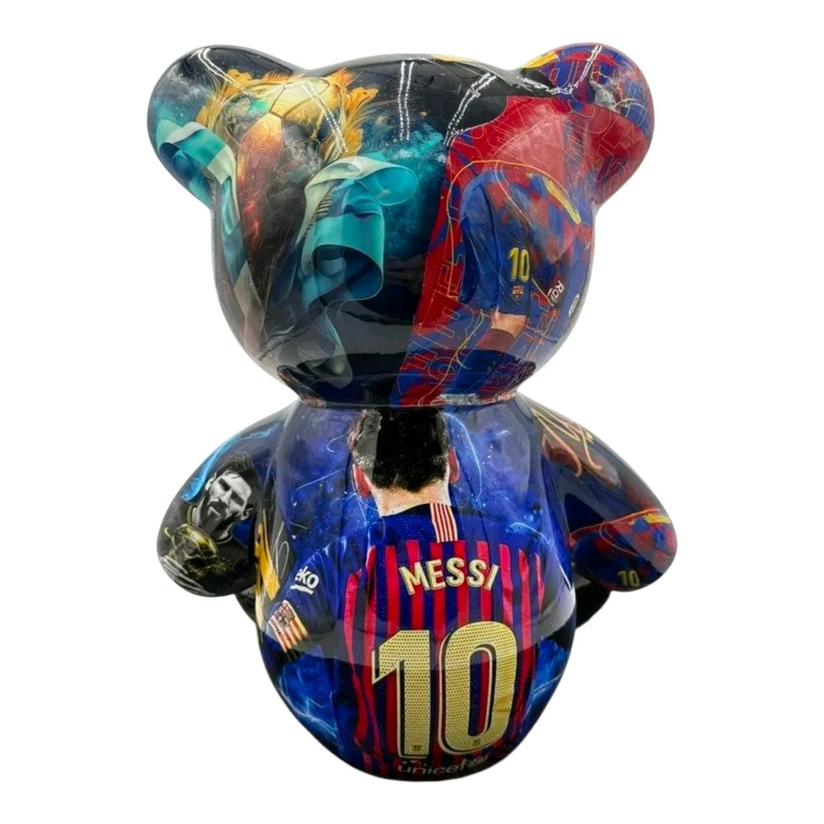 Teddy Bear Messi Barcellona – Scultura Arte Limitata | Naor26