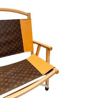 Poltrona Pieghevole Custom Luxury Ispirata a Louis Vuitton – Tabacco Mix