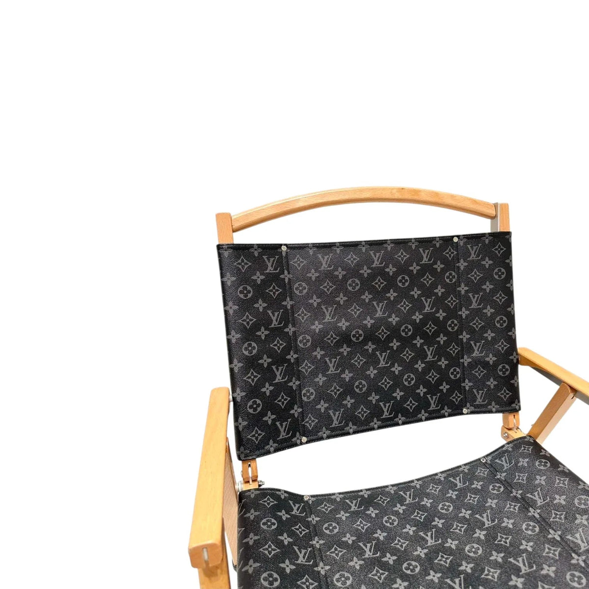 Poltrona Pieghevole Custom Luxury Ispirata a Louis Vuitton – Black