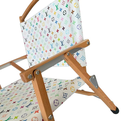 Poltrona Pieghevole Custom Luxury Ispirata a Louis Vuitton – Multicolor