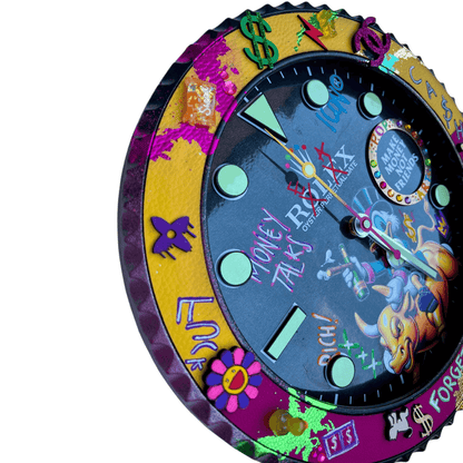 Orologio da Parete Custom Pop Art – Rich McDuck Edition