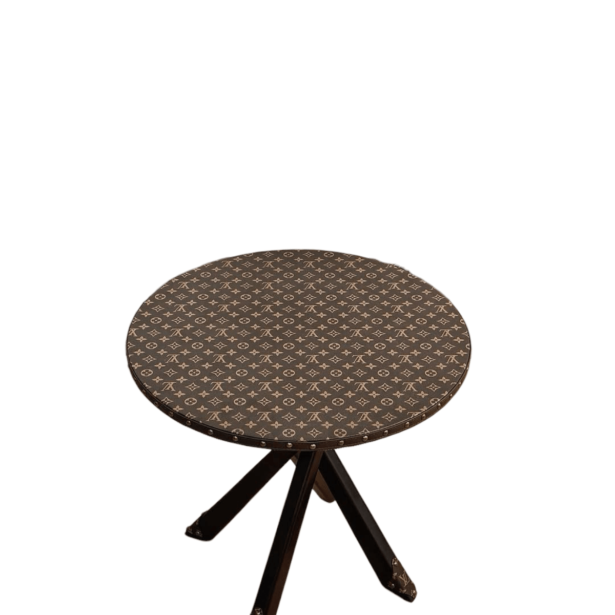 Tavolo Rotondo Chocolate Custom Luxury Ispirato a Louis Vuitton