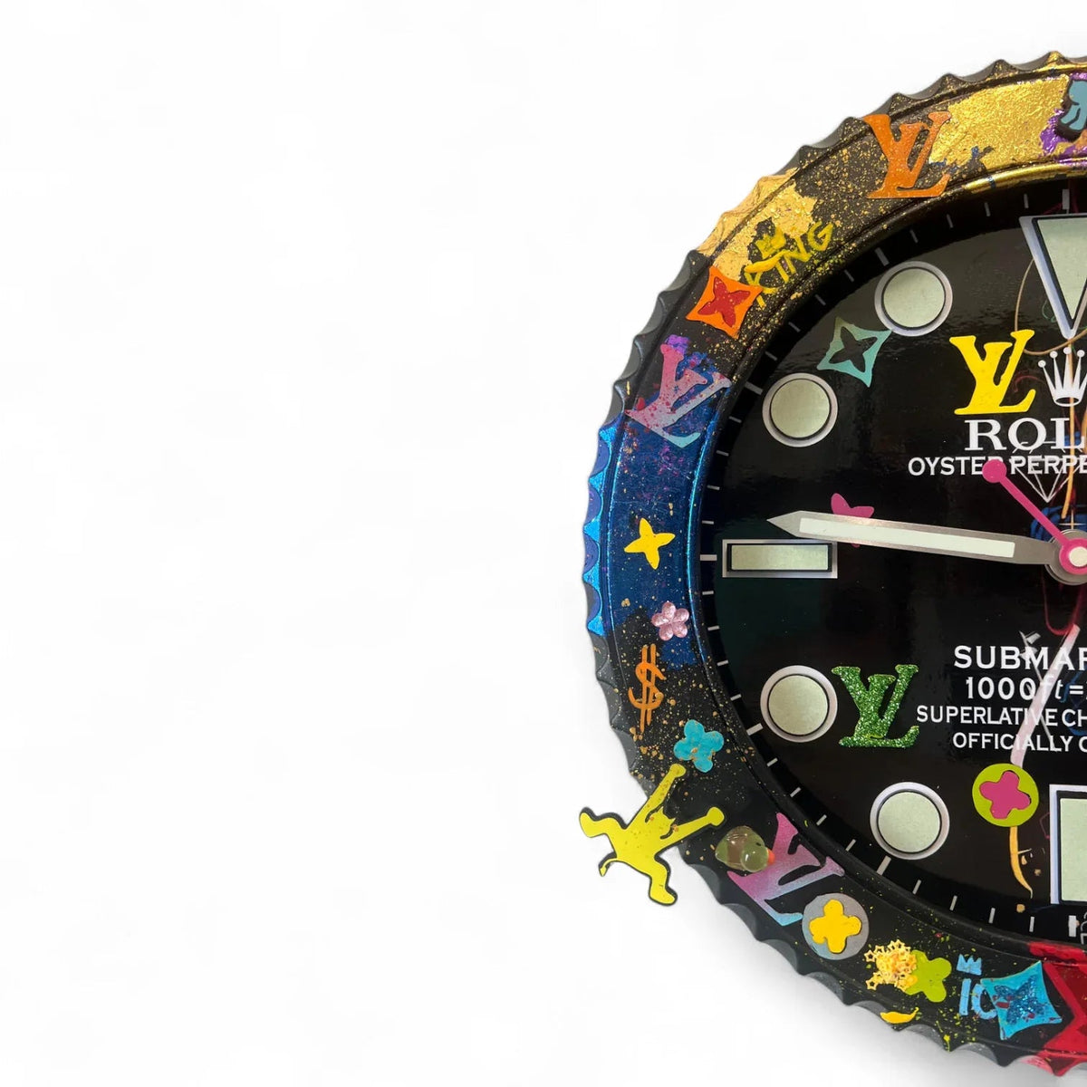 Orologio da Parete Custom Pop Art – Sub Bearbrick Edition