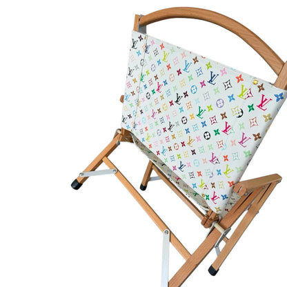 Poltrona Pieghevole Custom Luxury Ispirata a Louis Vuitton – Multicolor