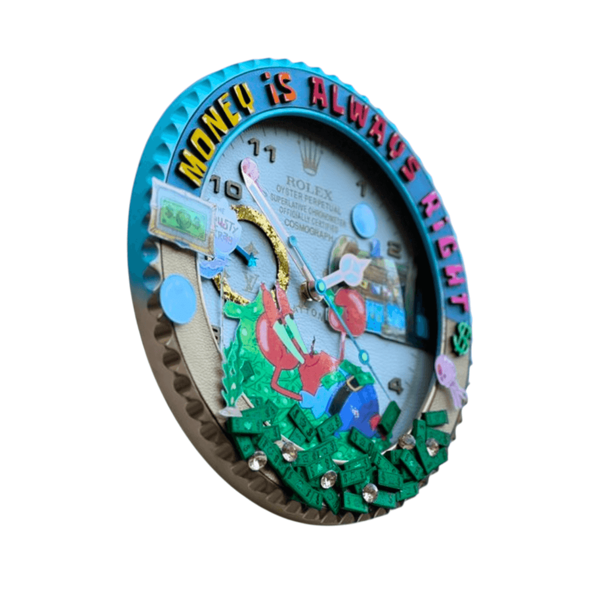Orologio da Parete Custom Pop Art – Mr Krab Edition
