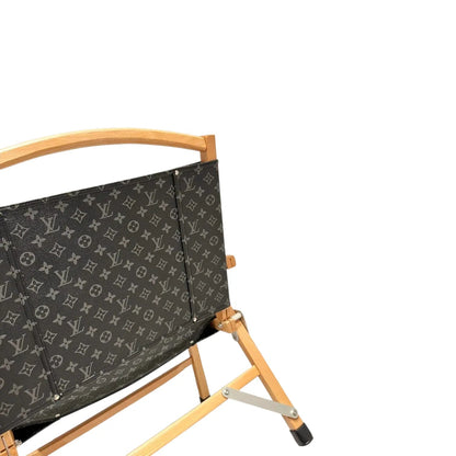 Poltrona Pieghevole Custom Luxury Ispirata a Louis Vuitton – Black