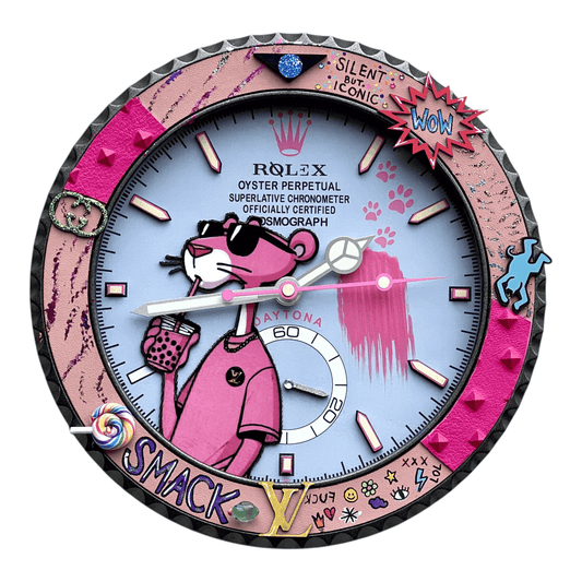 Orologio da Parete Custom – Pink Panther Edition
