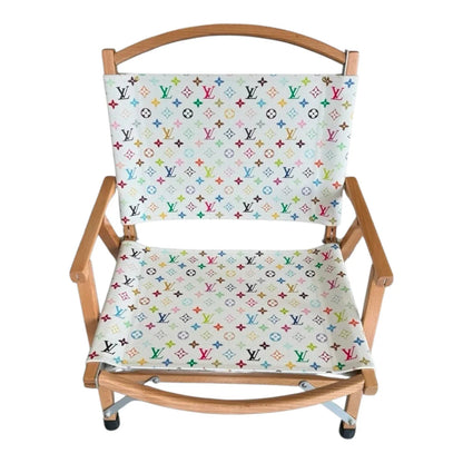 Poltrona Pieghevole Custom Luxury Ispirata a Louis Vuitton – Multicolor