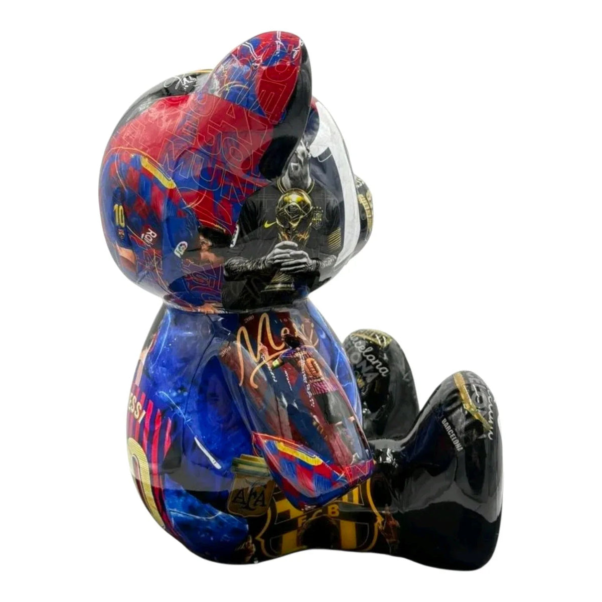 Teddy Bear Messi Barcellona – Scultura Arte Limitata | Naor26