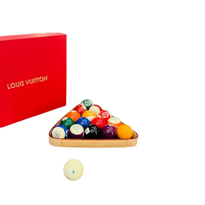 Set da Biliardo Custom Luxury ispirato a Louis Vuitton Floreal – Edizione Limitata
