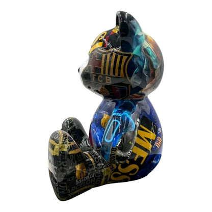 Teddy Bear Messi Barcellona – Scultura Arte Limitata | Naor26
