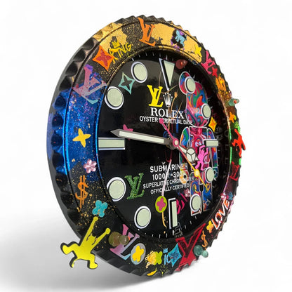 Orologio da Parete Custom Pop Art – Sub Bearbrick Edition