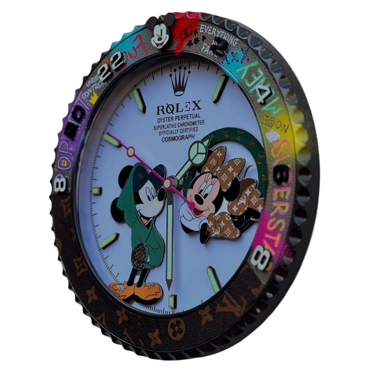 Orologio da Parete Custom Pop Art – Daytona Minnie LV Edition