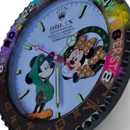 Orologio da Parete Custom Pop Art – Daytona Minnie LV Edition